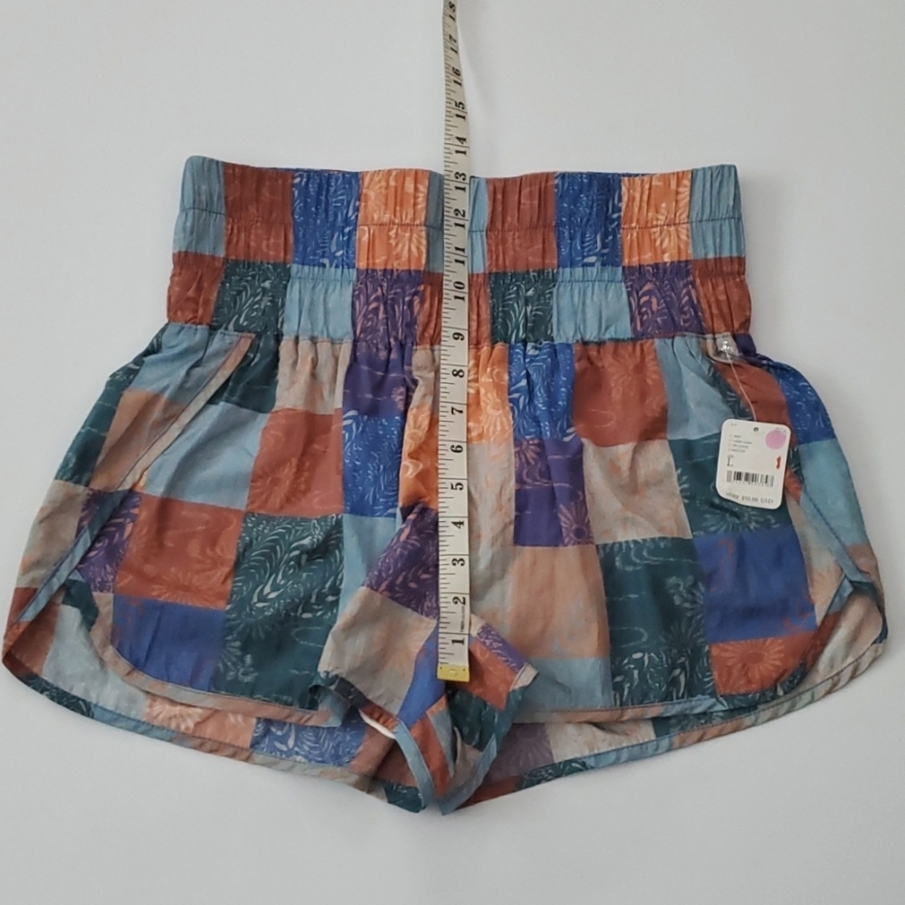 NWT Free People Movement The Way Home Shorts in Cobalt Combo - Picture 5 of 11